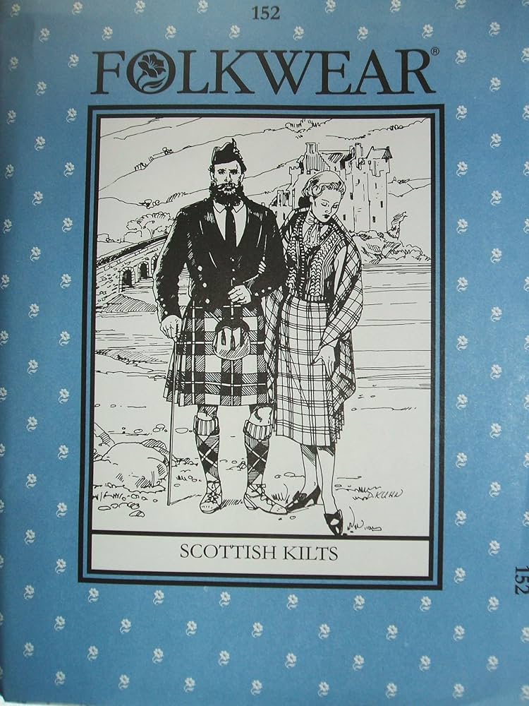 Folkwear Scottish Kilts #152 Highland Scotland Scottish Kilt